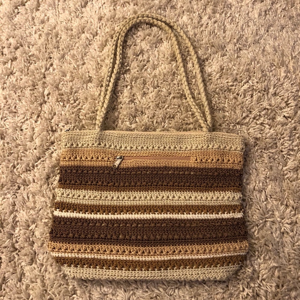 🌻Macrame Knit Shoulder Bag